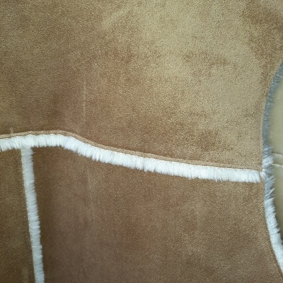 Valerie Stevens Vest Faux Suede Fully Lined Penny Lane Sleeveless Jacket Size LP - Picture 11 of 13